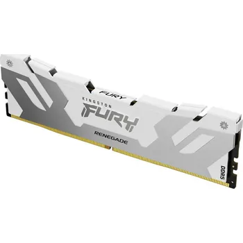 Operační paměť Kingston Fury Renegade White XMP DDR5 16GB 7600MT/s Operační paměť, DDR5, 16GB, 7600MT/s, DIMM, CL38, XMP, bílá KF576C38RW-16