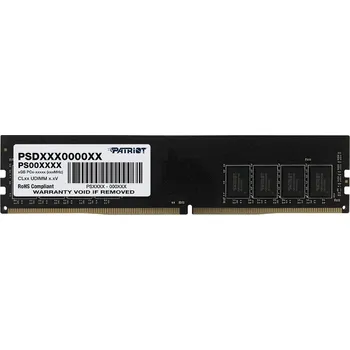 Operační paměť Patriot Signature 32GB 3200MT/s Operační paměť, DDR4, DIMM, 32GB, 3200MT/s, CL22, 1,2V PSD432G32002
