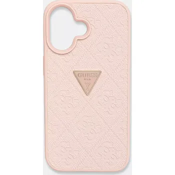 Telefonní příslušenství Obal na telefon Guess iPhone 16 GUHCP16SPGP4STRP růžová 30X, vel. ONE SIZE