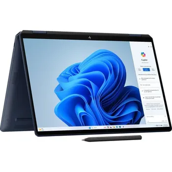 Notebook HP OmniBook Ultra Flip 14-fh0355nc Notebook, Ultra 7 258V, 32GB DDR5, 2TB SSD, Intel Arc 140V, 14" 2,8K OLED 120Hz dotykový, Microsoft Copilot, W11H, modrý B28A1EA#BCM