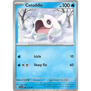 Sběratelská karetní hra Pokémon karta Cetoddle 059/198