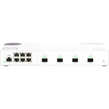 Switch QNAP řízený switch QSW-M2106-4S (6x 2,5GbE RJ45 a 4x 10GbE SFP+)