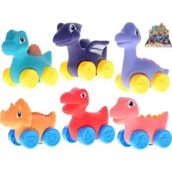 Hračka pro nejmenší Mikro Trading Dinosaurus 7 cm jezdící volný chod 18 m+