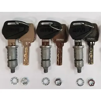 Zavazadlo na motocykl SLR103 bezpečnostní zámek s klíči pro kufry GIVI OBKEV - sada 3 ks