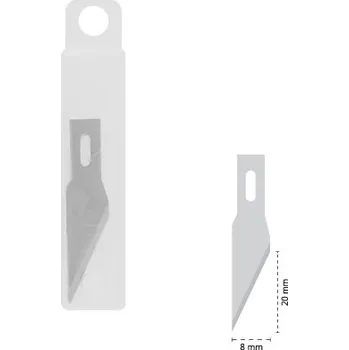 Pracovní nůž Náhradní čepele do skalpelu SX 01T - 10 ks/bal