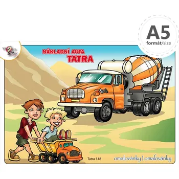 omalovánky Omalovánka A5 Tatra nákladní