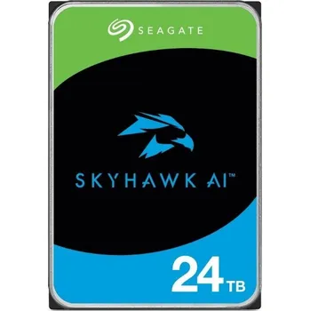 Interní pevný disk Seagate SkyHawk AI 24TB Pevný disk, interní, 24TB, SATA III, 3,5", 7200 rpm, 512MB ST24000VE002
