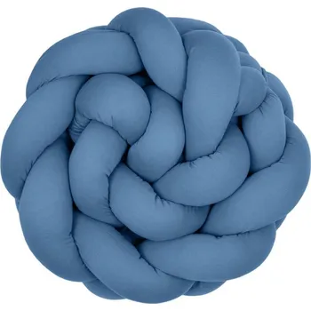 mantinel do postýlky Infantilo Ochranný copánkový mantinel do postýlky Sv. modrá