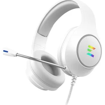 Sluchátka ZALMAN ZM-HPS310 bílý Headset, herní, náhlavní, drátový, 7.1, 50mm měniče, mikrofon, RGB, USB, bílý ZM-HPS310 WH