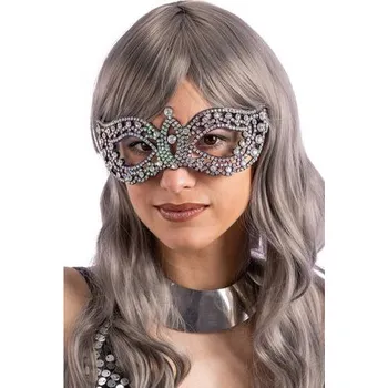 Karnevalový kostým Carnival Toys&nbsp;Škraboška luxusní s imitací drahokamů