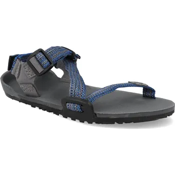 Dívčí obuv Barefoot dětské sandály Xero shoes - Z-Trail Youth Charcoal /Multi-Blue modré Velikost: 36