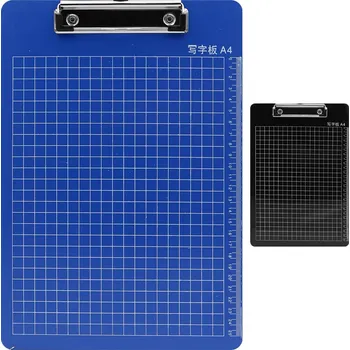 Psací podložka Psací podložka s klipem a mřížkou z PVC /A4 (mix barev)