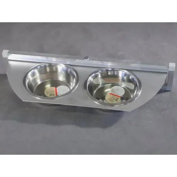 Otočný krmný pult se dvěmi miskami 1500 ml