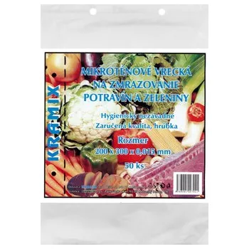 Sáčky mikrotenové 20 x 30 cm 15 mic transparentní 50 ks