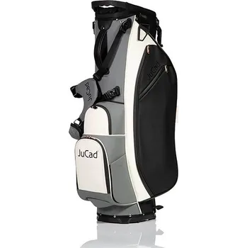 Golfový bag Jucad 2 in1 FIirst Class stand bag, černo/šedo/bílý
