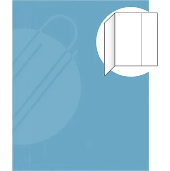 Odkládací mapa s 1 klopou EKO 251 - modrá