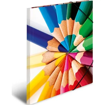 Deska s gumičkou A4 karton - tužky