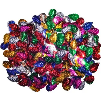 Dekorace listy mix barev 15x9 mm 14 g
