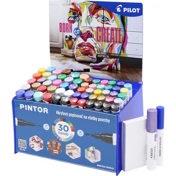 Pintor, PO, stojan, 60 ks, 24 barev, 2 šířky stopy