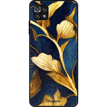 Lesklé pouzdro Exclusive iSaprio - Gold Leaves - Samsung Galaxy A22 5G