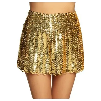 Karnevalový kostým Boland&nbsp;Stříbrná flitrová minisukně velikost M