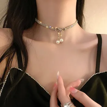 Náhrdelník Luxusní krystalový náhrdelník choker dámský | náhrdelník, šperk - HN1583-1
