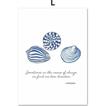 Plakát Plakát s mořskými motivy | Obraz, Plakát - L , 20 x 25 cm bez rámu