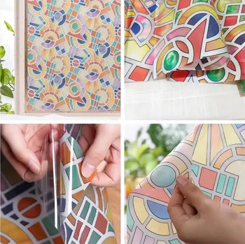 Roleta Fólie na okna s dekorativním efektem | dekorativní fólie, privátní fólie - WP1029 , Rozměr 55 x 300 cm