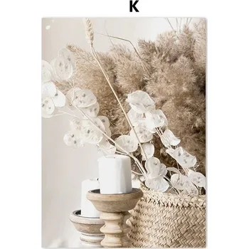 Obraz Krajina na plátně | nástěnný obraz, boho dekorace - K , 20 x 25 cm bez rámu