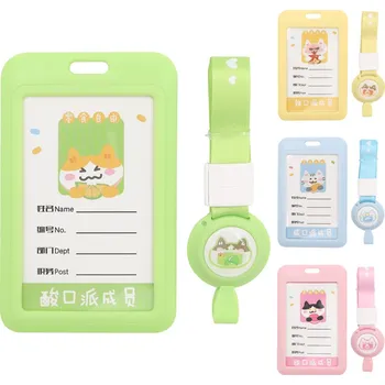 Identifikační visačka na krk M&G (4 barvy, dětský motiv na zadní straně)