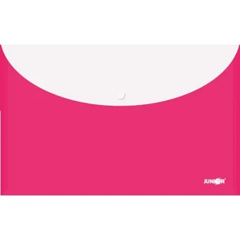 Obal s patentkou + zadní kapsa PP/A4, červený