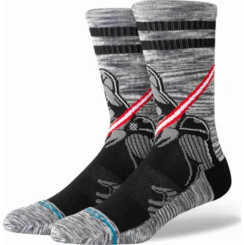 Pánská móda STANCE ponožky - Darth Crew Black (BLK) velikost: M