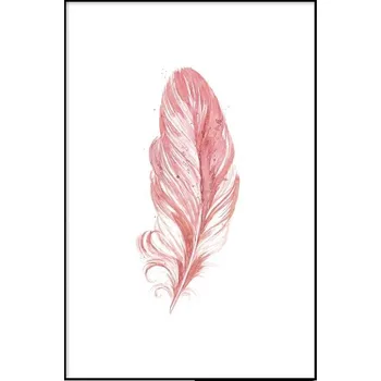 Obraz Růžový obraz s citátem pro inspiraci | nástěnný obraz, umělecký tisk - C , 30 x 40 cm bez rámu