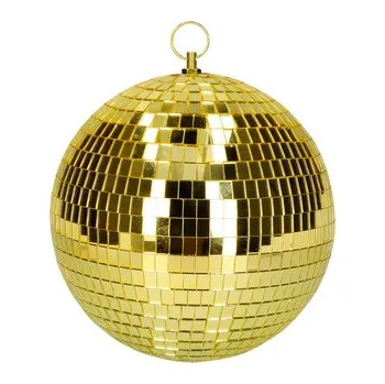 Karnevalový doplněk Boland&nbsp;Disco koule zlatá 20 cm