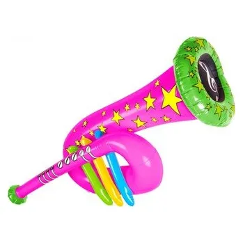 Karnevalový doplněk Widmann&nbsp;Nafukovací růžová klaunská trumpeta