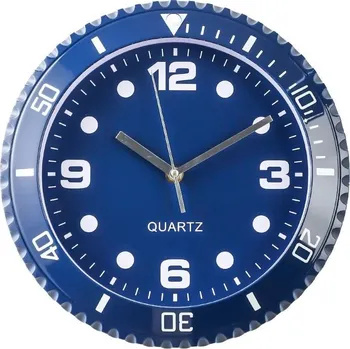 Hodiny Retro tiché nástěnné hodiny do obýváku | nástěnné hodiny, hodiny na zeď - Modrý