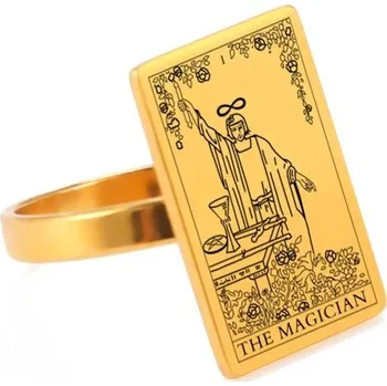 Prsten Ocelový prsten tarot | dámský šperk - KOUZEL , 11