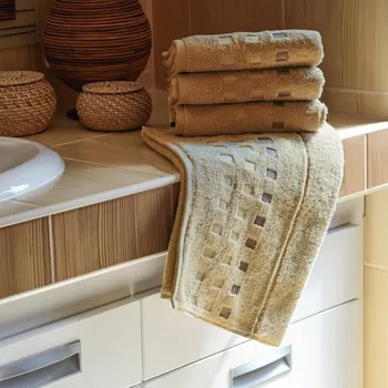 Mikrofroté osuška ZORA, béžová, 70x140cm