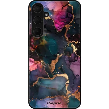 Pouzdro na mobilní telefon Lesklé pouzdro Exclusive iSaprio - Dark Marble 10 - Samsung Galaxy A35 5G