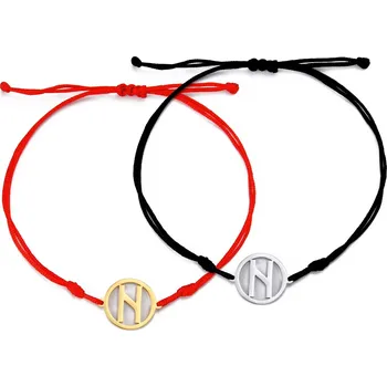 Náramek Skyrim vikingský amulet | ocelový náramek s runami 1 ks - hagalaz , Stříbro