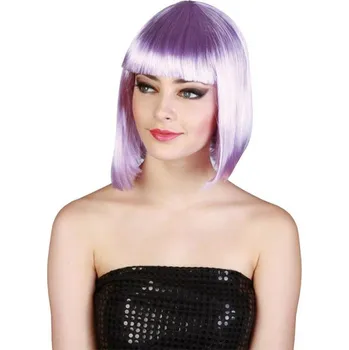 Karnevalová paruka Paruka popová hvězda, fialová