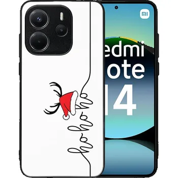 Náhradní kryt pro mobilní telefon VSECHNONAMOBIL 106474 MY ART Kryt s vánočním designem Xiaomi Redmi Note 14 HOHOHO (073)