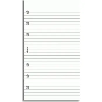 Náplň do diáře Náplň do diáře Filofax Linajková/ bílá, osobní
