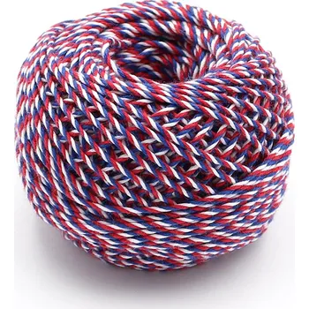 Nit Notářská nit, slovenská trikolora, 100% bavlna, 40g