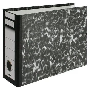 Pořadač pákový Econom A5 80 mm, na šířku - černý