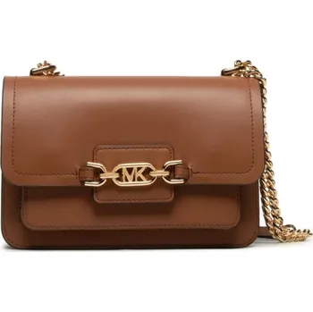 Michael Kors kožená kabelka na řetízku Heather luggage
