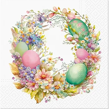 Papírový kapesník Ubrousky PAW L 33x33cm Easter Wreath