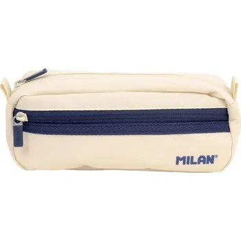 Penál Pouzdro na pera MILAN 2-zipové - série 1918 béžové