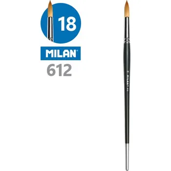 Umělecký štětec Štětec kulatý MILAN č. 18 - 612