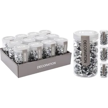 Vánoce Vánoční ozdoby - kovové rolničky, stříbrná barva (3 velikosti)